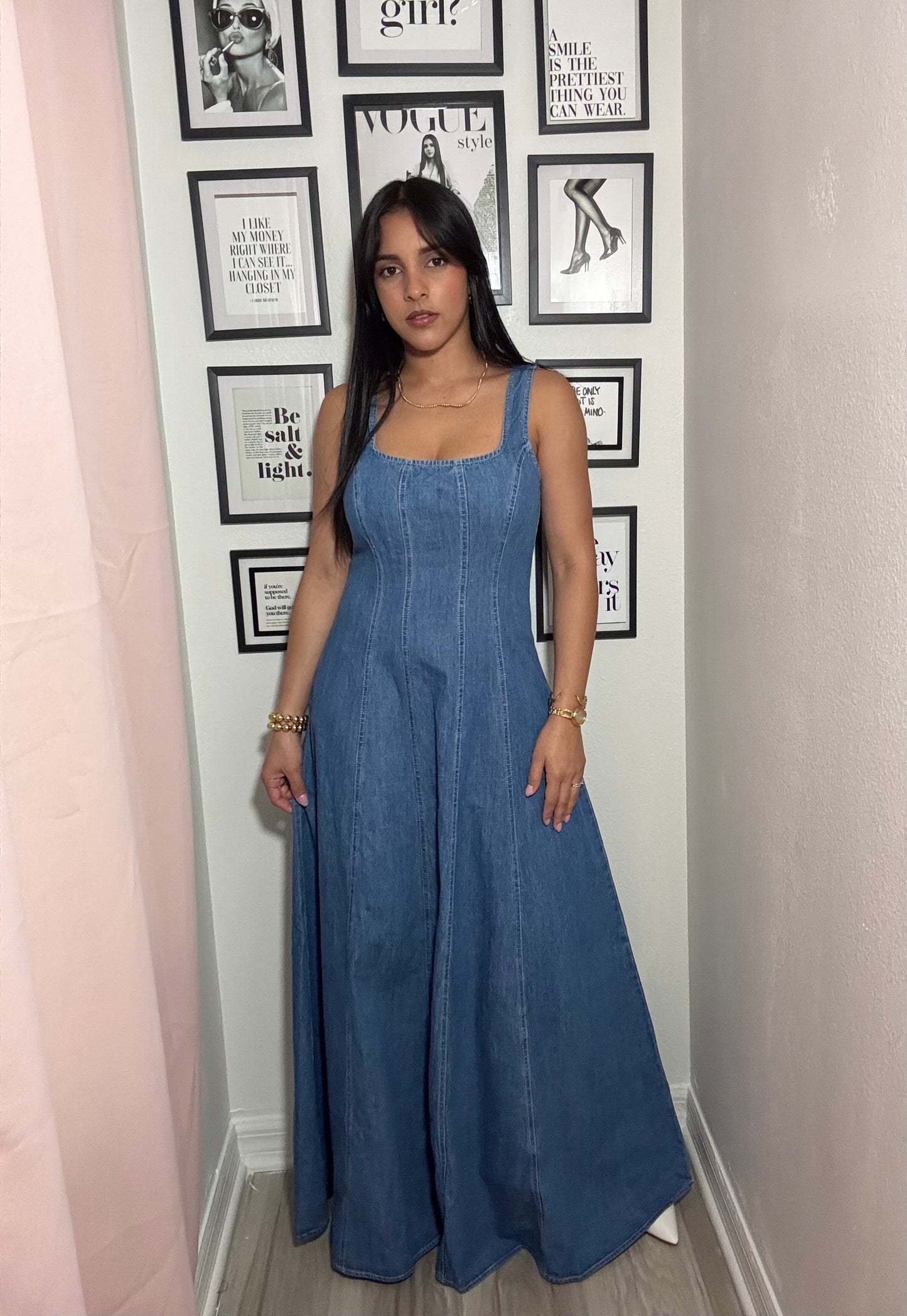 Long Denim Dress