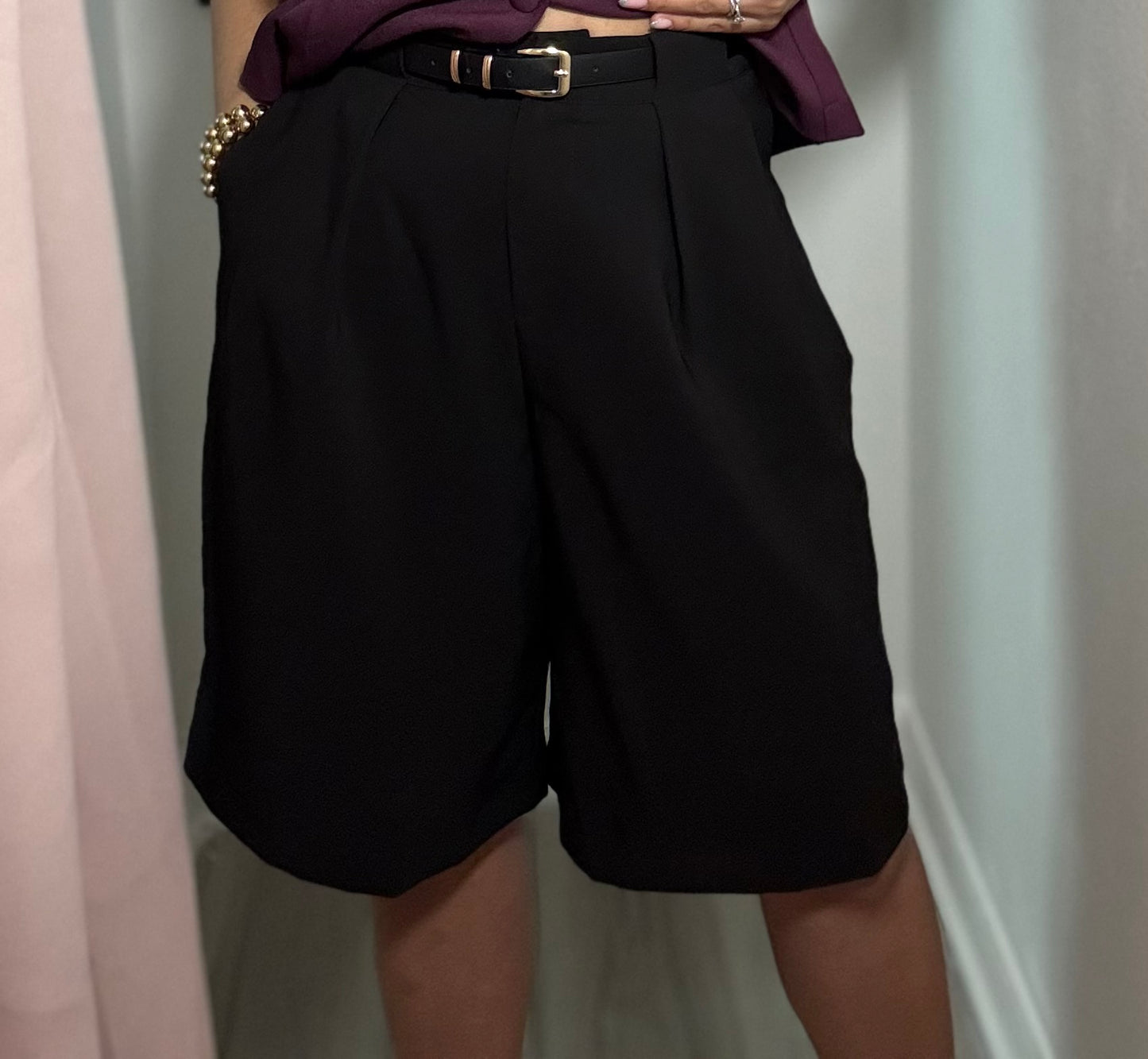 Black Bermuda Shorts