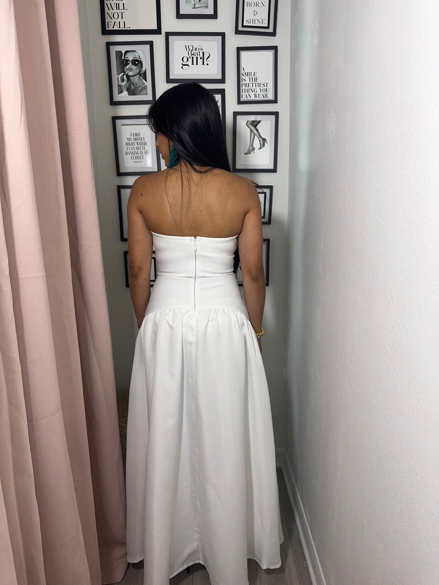 Twofer White Dress