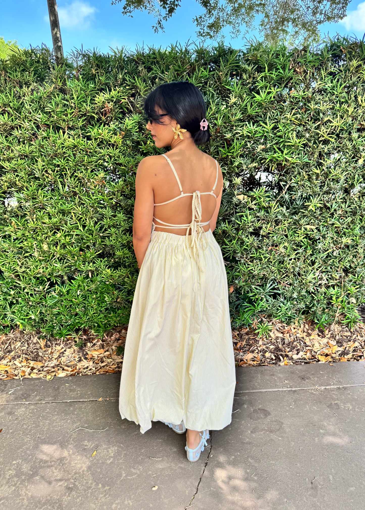 Yellow Stripe Summer Set