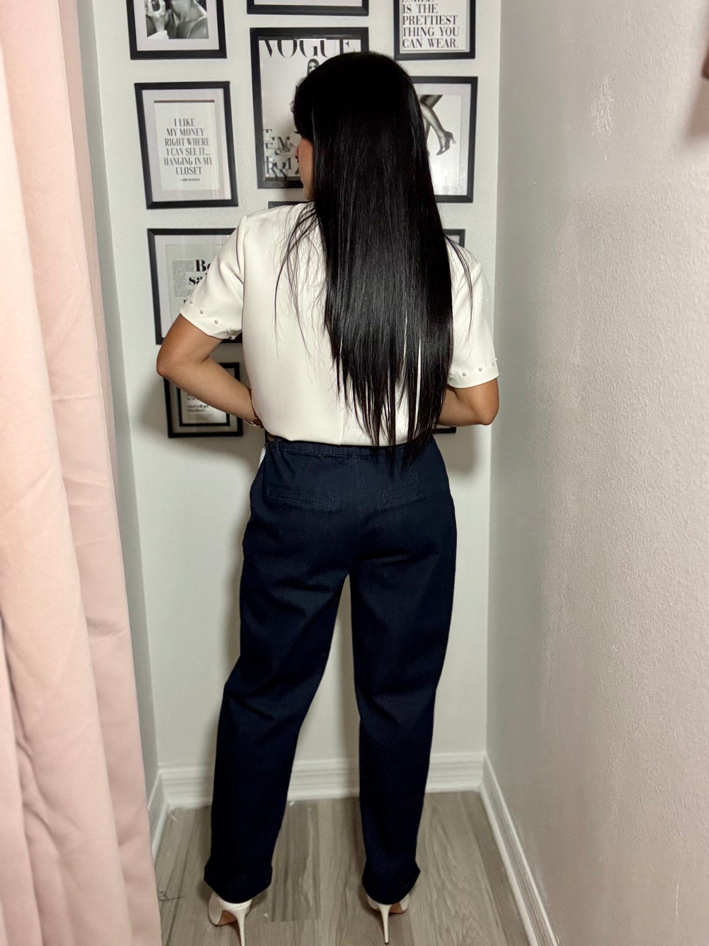Denim Chino Pants