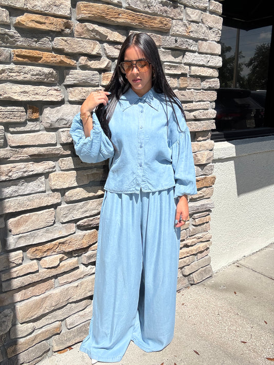 Denim Loose Fit Pant