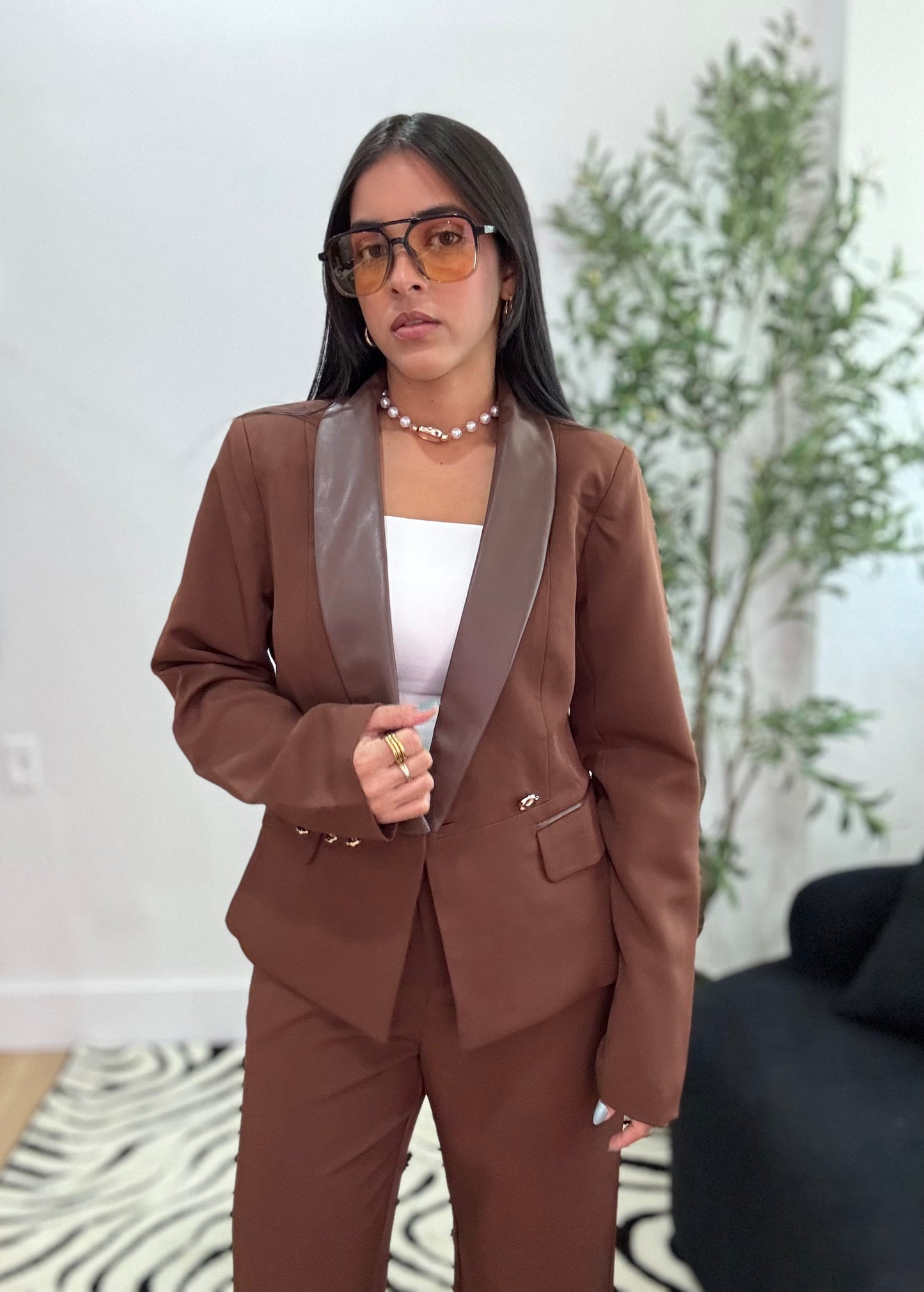 Brown Blazer
