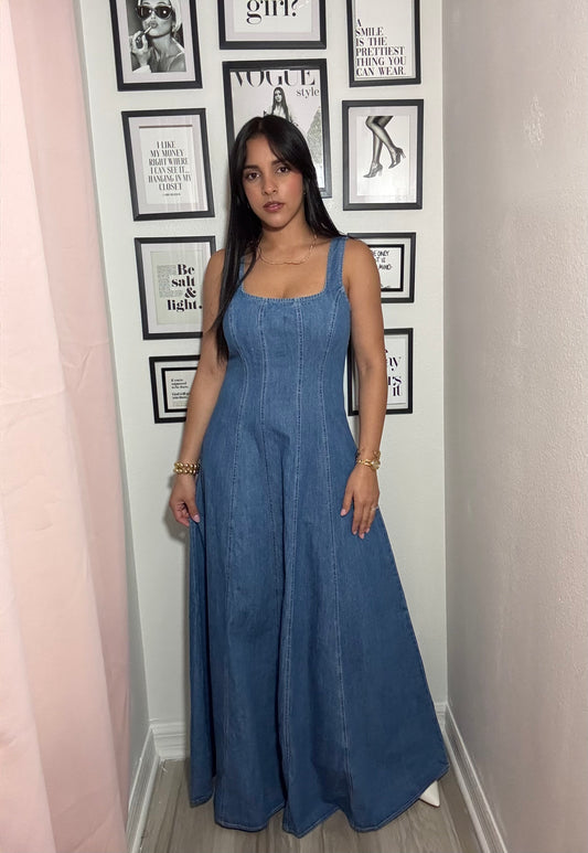 Long Denim Dress