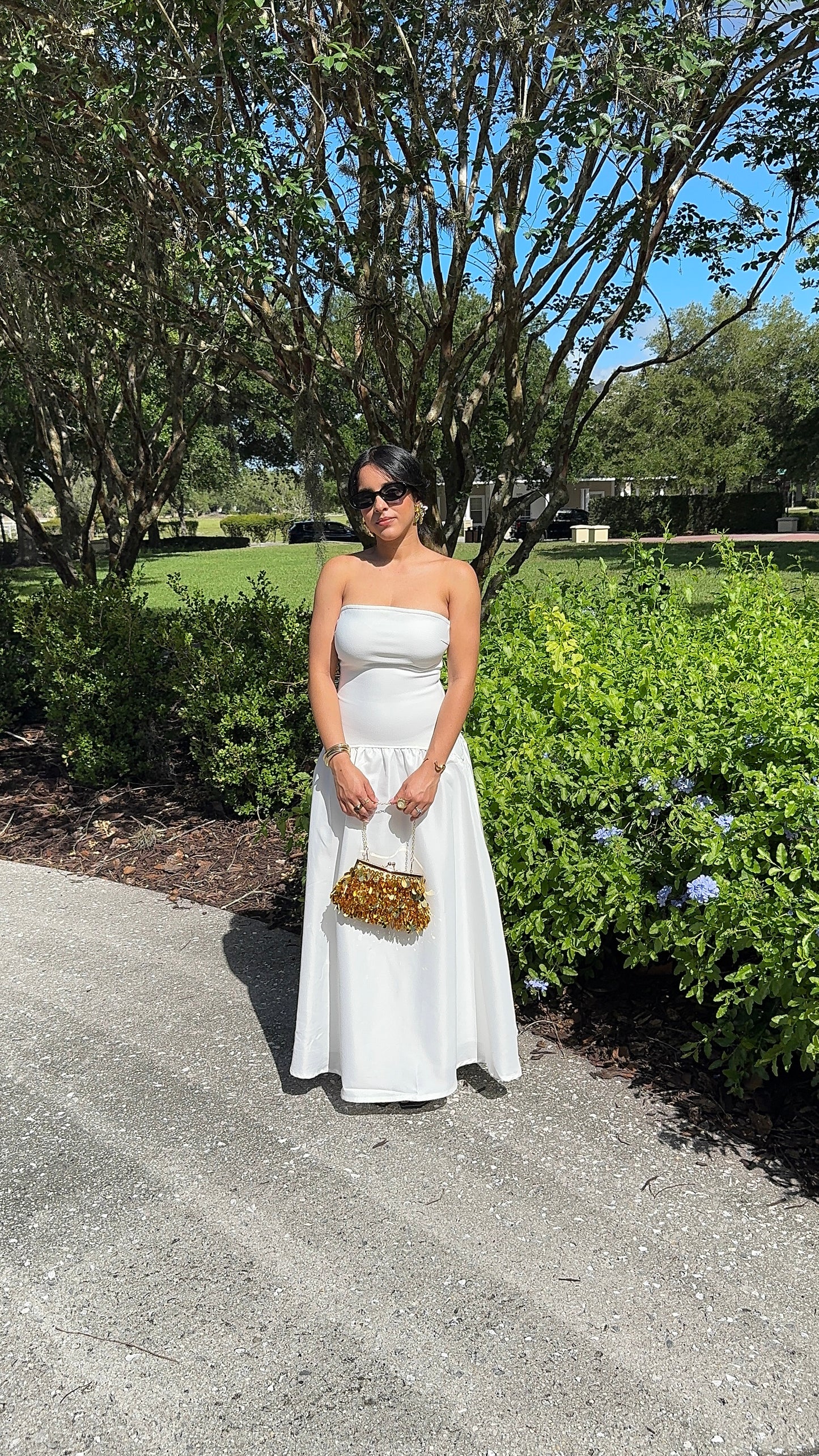 Twofer White Dress