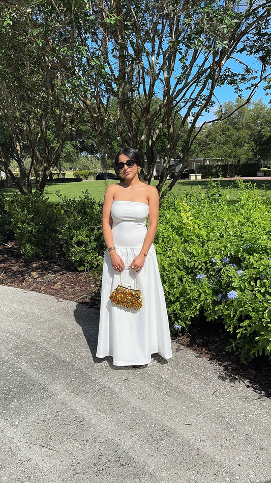 Twofer White Dress