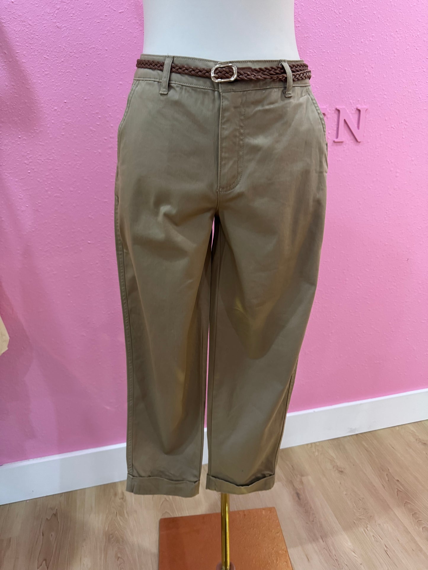 Beige Chino Pants