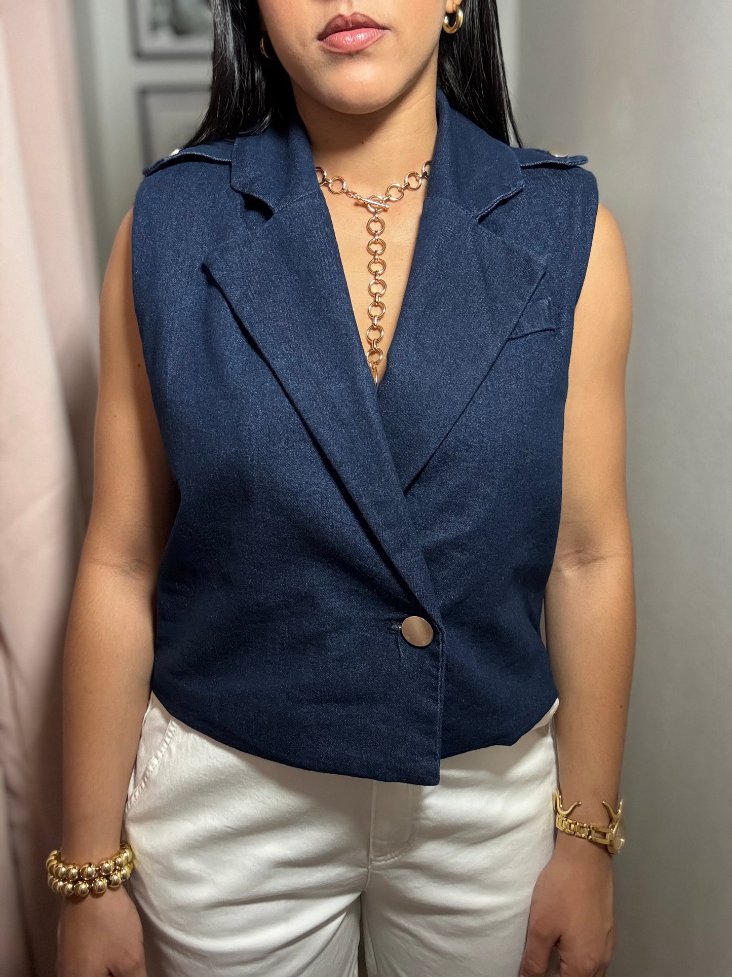 Claudia Denim Vest