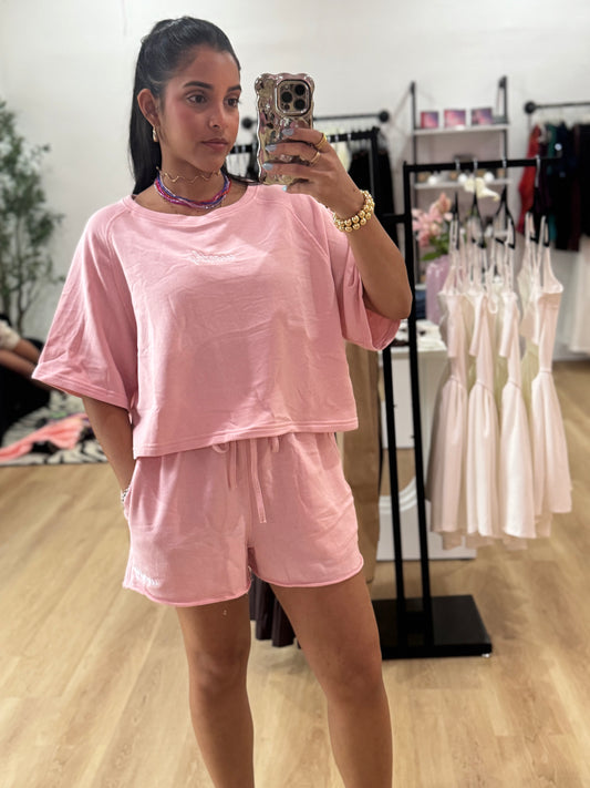 Pink worthy crop top