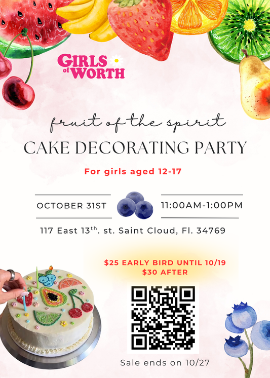 Fruit of the Spirit Cake Decorating Party