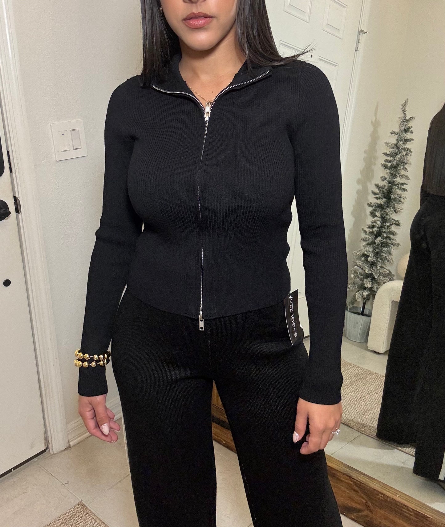Black sweater
