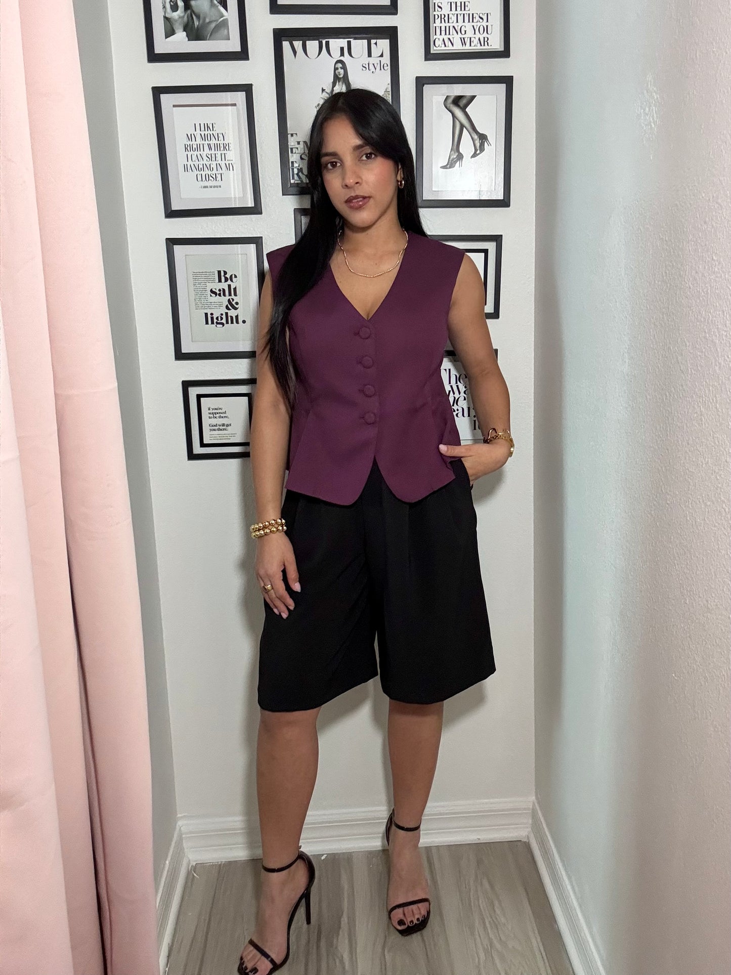 Black Bermuda Shorts