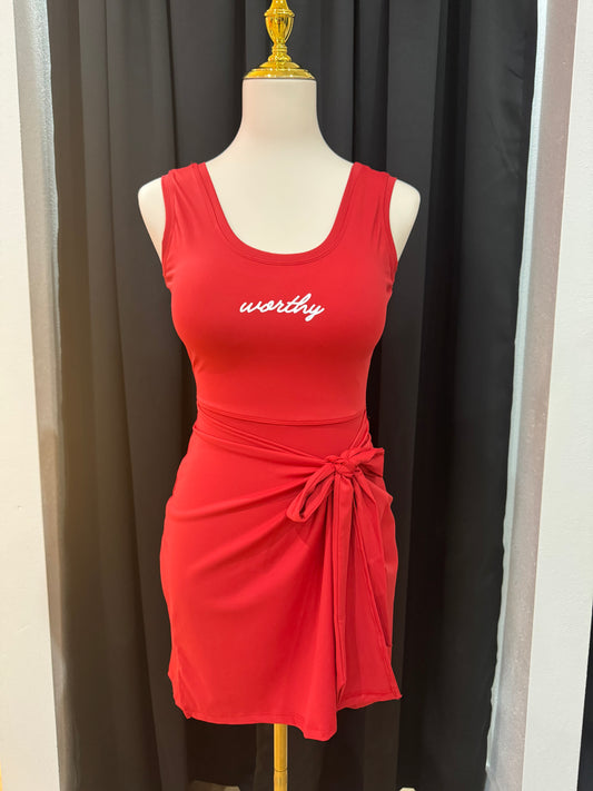 Worthy Red active dress
